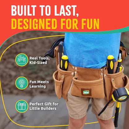 Sparkjump Deluxe Kids Tool Set - color: Brown