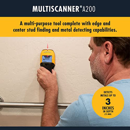 Zircon® MultiScanner™ A200 Stud Finder with Metal & Live Wire Detection - size: Center Finding, style: A200