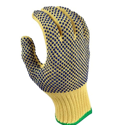 G & F Products unisex adult Latex cut resistant work gloves, Yellow, X-Large US - size: 1 Count (Pack of 1)