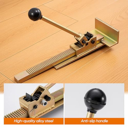 Hardwood Flooring Jack (Wood-Specific, Not for Vinyl/Plastic)
