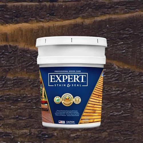 Expert Stain & Seal Semi-Transparent 5 Gallon Pail (Walnut) - color: Walnut