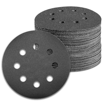 100 Pcs 5 inch Wet Dry Sanding Discs 800 Grit 8 Hole Hook and Loop - style: 100 Pcs-800 Grit