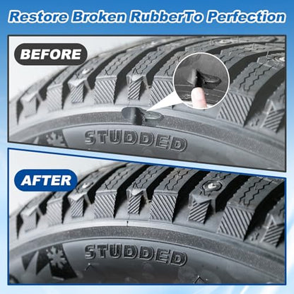 Rubber Glue 100g, Clear Super Glue for Rubber, RC Tires, Seals, Gaskets - size: 100g