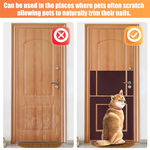 Pet Nail Self Adhesive Replacement Emery Paper, 10in*13ft, Brown - color: Brown, size: 10in*13ft