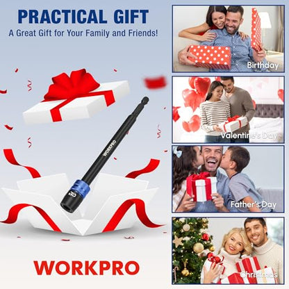 WORKPRO Drill Bit Extension, 6" Drill Screwdriver Bit Holder - style: 6"