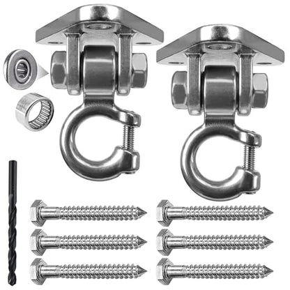 2 Pack Heavy Duty Stainless Steel Swing Hangers - size: Styel 2 PS