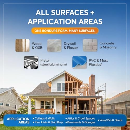 Spray Foam Insulation, Spray Foam, 240 Sq.Ft. (12x27.1 oz.) - style: Insulation Foam