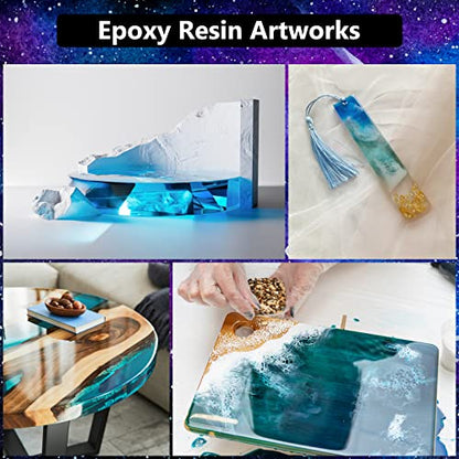 2Gallon Epoxy Resin Kit,Clear Resin No Yellowing No Bubble for Molds&Craft - size: 2Gallon