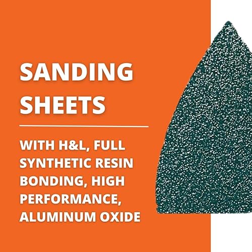 Fein Finger Sanding Sheets, 120 Grit, 20-Pack - size: 120 Grit, 20-Pack