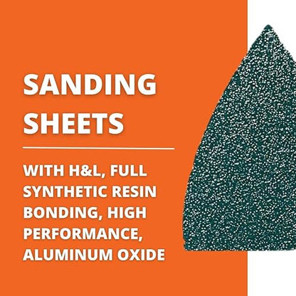 Fein Finger Sanding Sheets, 120 Grit, 20-Pack - size: 120 Grit, 20-Pack