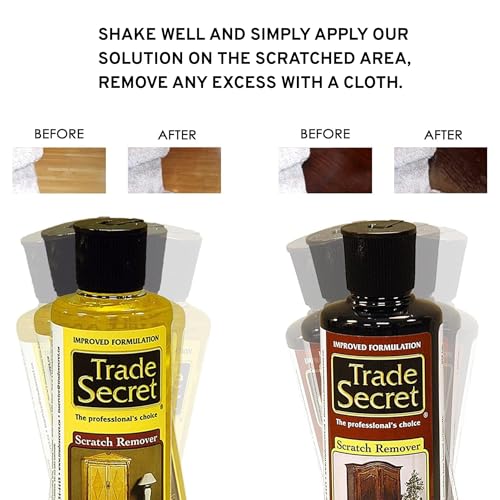 Trade Secret Wood Scratch Remover 2 Pack, Light and Dark, 8 oz, 2 Count - color: Light and Dark