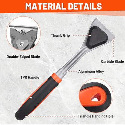 ValueMax 2-1/2" Carbide Scraper with Ergonomic Handle for Removal