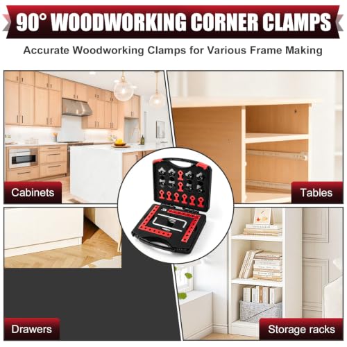 KACOLA 90 Degree Corner Clamps for Woodworking