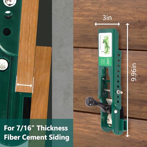 Siding Installation Tools Compatible with 7/16 inch Fiber Cement siding, Siding Tools Lap Siding Gauge with Adjustable Reveals(4-8 inch), 2 Pack