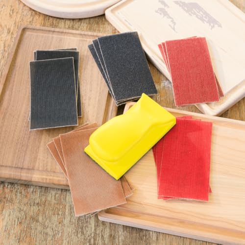 Scorch Marker Mesh Sanding Kit, Sander Block and 15 Sheets, 80 to 600 Grit