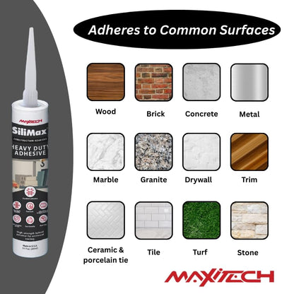 Construction Adhesive Heavy Duty- Industrial Strength Waterproof Adhesive - style: 12-Pack