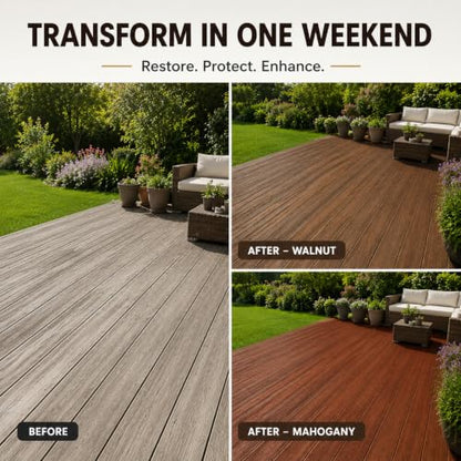 Walnut Wood Sealer and Stain - Waterproof & Wood Hardwax Oil, 1qt - color: Walnut, size: 1 Quart