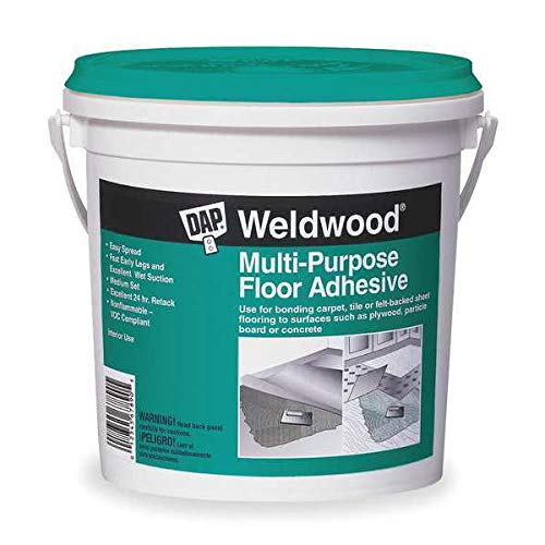 Flooring Adhesive, Off White, 1 qt.