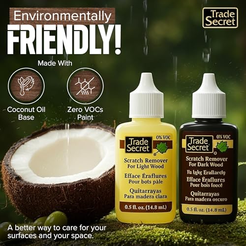 Trade Secret Wood Scratch Remover Mini Set, 2 Shades, 0.5 oz, 2 Pack - color: Mini Pro Set