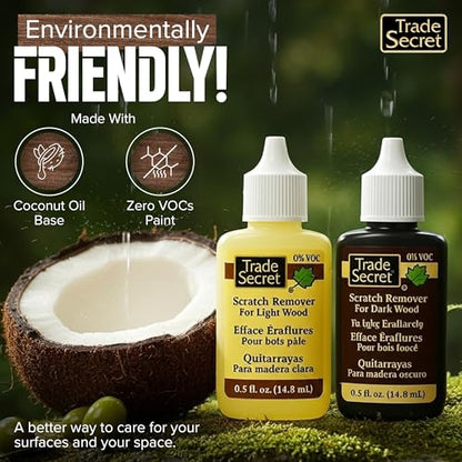 Trade Secret Wood Scratch Remover Mini Set, 2 Shades, 0.5 oz, 2 Pack - color: Mini Pro Set