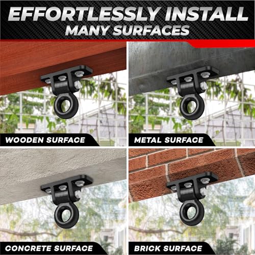 [Premium] Swing Hanger, Heavy-Duty 10MM Solid Swing Set Hardware