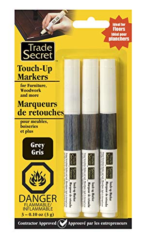 Trio Furniture Touch-Up Markers, Wood Scratch Repair Paint Pen, Grey Trends - color: Grey