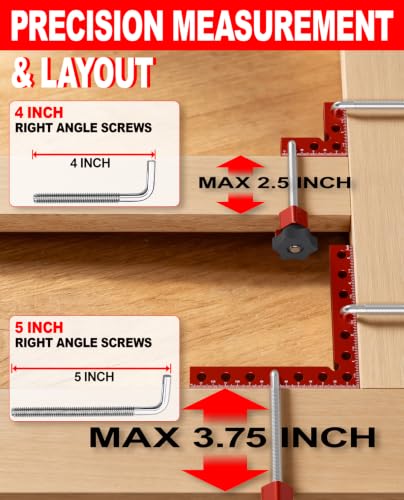 12 Pack Corner Clamps for Woodworking 90 Degree Corner Clamp with Box.