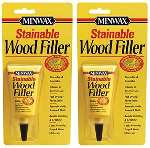 Minwax 42851000 Stainable Wood Filler, 1-Ounce 2 Pack