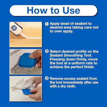 GE Sealant Smoothing Tool, Blue, 1 Piece Tool, 1 Pack - size: 1 Pack