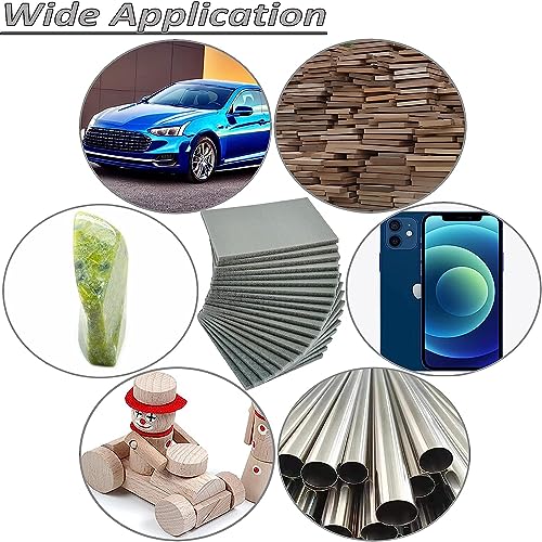 Tonmp 20 PCS 3 x 4 Inch 400 Grit Sanding Sponge Set, Ultra Fine Sanding Sponges Pads, Soft Foam Hand Sander Block Wet Dry Sandpaper for Model Drywall Metal Wood Furniture Polishing (400 Grit) - style: 400 Grit