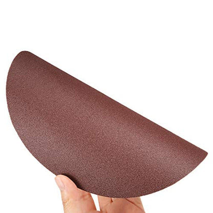 uxcell 15pcs 8" Hook and Loop Sanding Discs 120 Grit Aluminum Oxide - size: 120 Grit