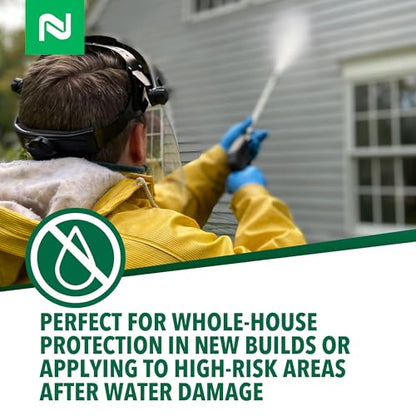 Bora-Care with Mold-Care Moldicide Concentrate, Wood Protection Against Mold, Termites, and Decay, Long-Lasting Residual Protection, 1 Gallon