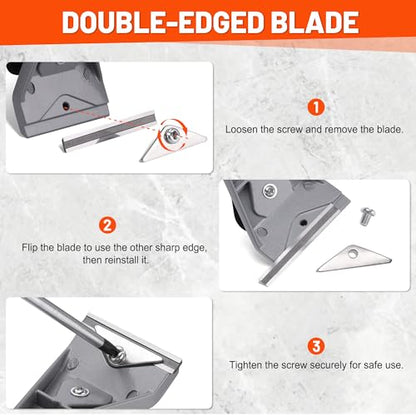 ValueMax 2-1/2" Carbide Scraper with Ergonomic Handle for Removal