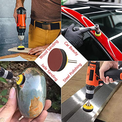 130 PCS 3 Inch Sanding Discs, MAPRIAL 3 Inch 320 Grit Sandpaper Hook and Loop Sanding Disc Assortment for Drill Sander Grinder Rotary Tools, Woodworking, Wood Furniture, Metal - size: 3 inch - 320 grit