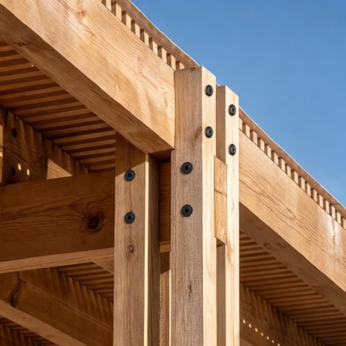 FMhotu Lag Screws, 5/16" x 4" Structural Screws - size: 5/16" x 4"