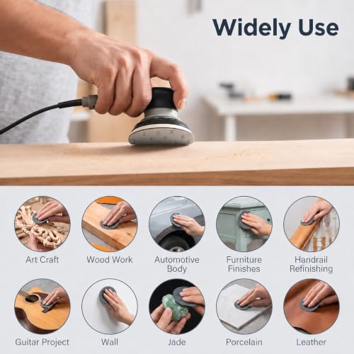 24 PCS 3 Inch Sanding Discs Sanding Disc for Drill Round Sandings Discs