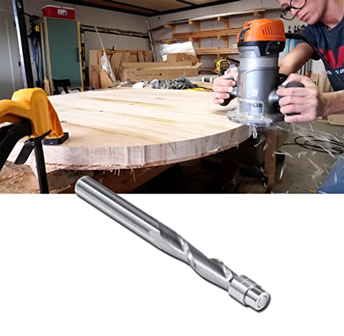 Spiral Flush Trim Router Bits, Solid Carbide Flush Trim Router Bit 1/4-Inch Shank Spiral Flush Trim Up and Down Cut from TACKPRO (Up Cut Trim Router Bits)