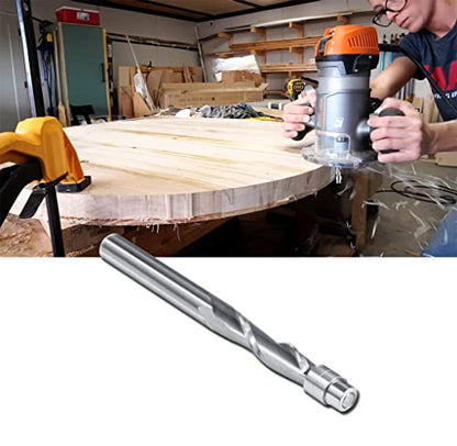 Spiral Flush Trim Router Bits, Solid Carbide Flush Trim Router Bit 1/4-Inch Shank Spiral Flush Trim Up and Down Cut from TACKPRO (Up Cut Trim Router Bits)