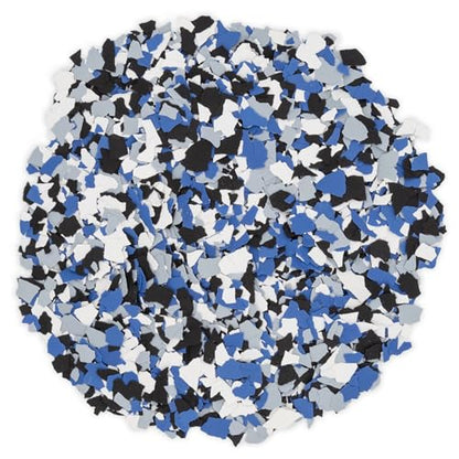 Spartan Epoxies Complete Epoxy Floor Kit, 300-400 ft², Gray/Orbit Flake - size: 300-400 ft², style: Medium Gray with Orbit Flake