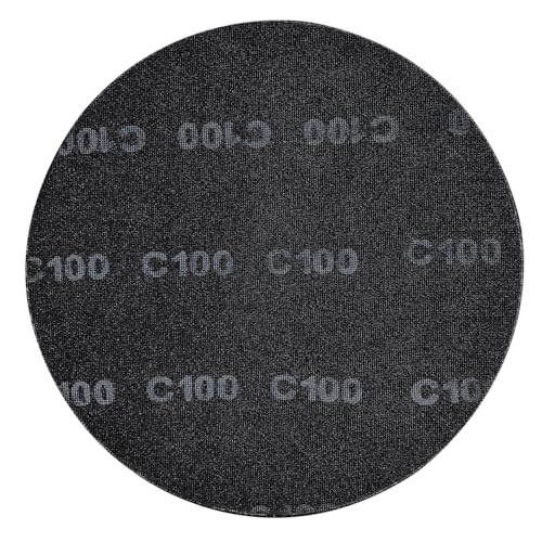 9” Sanding Screen Discs, Black Silicon Carbide Mesh Floor Sanding Screen for Wood Floors, Epoxy Maintenance, 100 Grit, 10-Pack - style: 100#