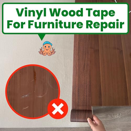 ECOHomes Wood Grain Repair Tape (Choco Pine, 4 Inch x 15 Feet) - color: Choco Pine, size: 4 Inch By 15 Ft
