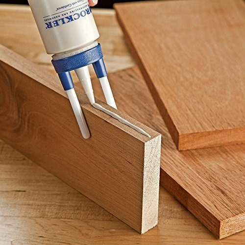 Rockler Wood Glue Applicator Set with Bottle, Brush & Glue Spout