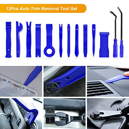 GOOACC 13PCS Nylon Trim Removal Tool Set - color: Blue, size: 13Pcs