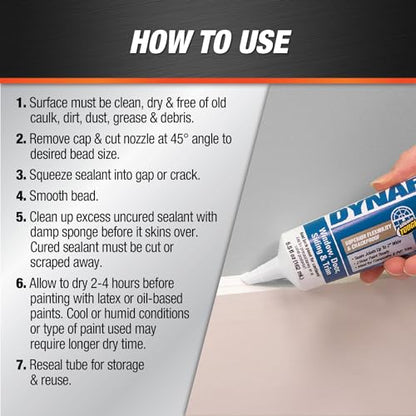 DAP Dynaflex 230 Premium Elastomeric Sealant, Clear, 5.5 Oz (7079818860)