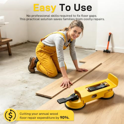 Floor Gap Fixer Tool, Heavy Duty Suction Cup Tool, Laminate Flooring Tools