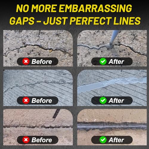 Concrete Crack Filler Outdoor, Self-Leveling Waterproof Sealant（3）