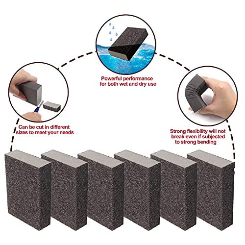 12Pcs 36 Grit Coarse Sanding Block - size: 36 Grit(Coarse)