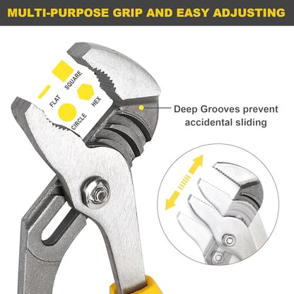 TOPLINE 6-Piece Pliers and Wrench Set