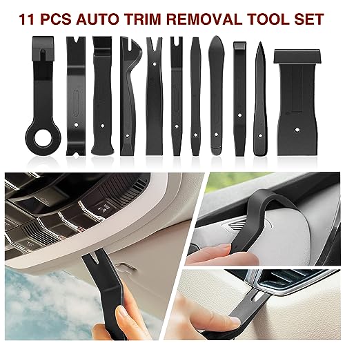 Nilight 19Pcs Trim Removal Tool Set with Storage Bag - color: Black, size: 19Pcs