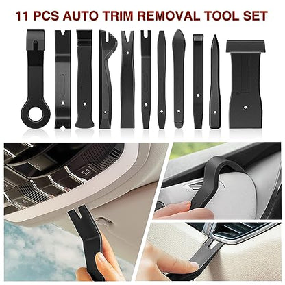 Nilight 19Pcs Trim Removal Tool Set with Storage Bag - color: Black, size: 19Pcs